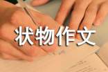 精选状物作文集锦8篇